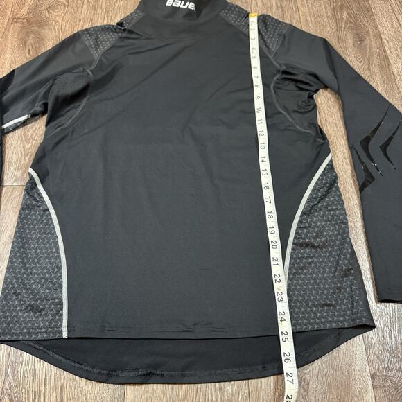 BAUER NECKPROTECT LONG SLEEVE BASELAYER TOP - SENIOR (ADULT) Medium - Picture 5 of 14